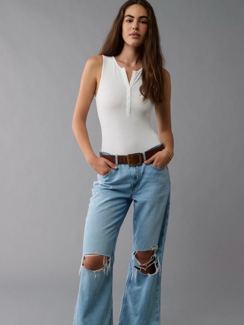 Henley Tank Bodysuit